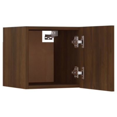 Prolenta Premium -  Meubles TV muraux 8 pcs Chêne marron 30,5x30x30 cm