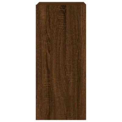 Prolenta Premium -  Meubles TV muraux lumières LED 2 pcs chêne marron 30,5x35x70 cm
