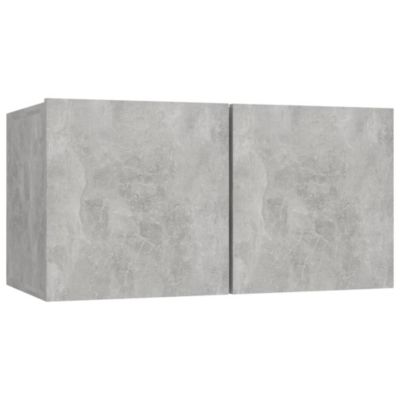 Prolenta Premium -  Meubles TV suspendus 2 pcs Gris béton 60x30x30 cm
