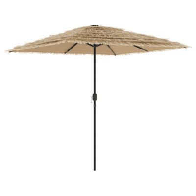 Prolenta Premium -  Parasol de jardin avec mât en acier marron 248x248x248 cm