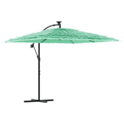 Prolenta Premium -  Parasol de jardin avec mât en acier vert 246x246x230 cm