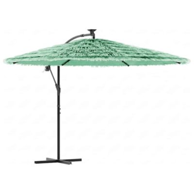 Prolenta Premium -  Parasol de jardin avec mât en acier vert 269x269x235 cm