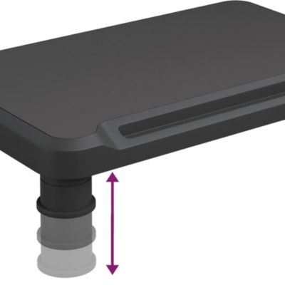 Prolenta Premium -  Support de moniteur Noir 38x24x10,5 cm