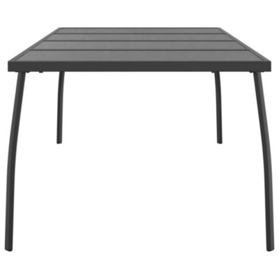 Prolenta Premium -  Table de jardin anthracite 200x100x72 cm Treillis d'acier