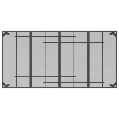 Prolenta Premium -  Table de jardin anthracite 200x100x72 cm Treillis d'acier