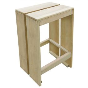 Prolenta Premium -  Tabourets de bar d'extérieur lot de 2 Pin imprégné