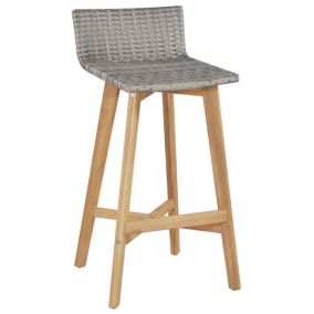 Prolenta Premium -  Tabourets de bar lot de 2 bois d'acacia solide