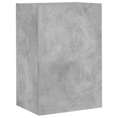 Prolenta Premium -  Unités murales TV 5 pcs gris béton bois d'ingénierie