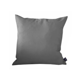 PROLOISIRS Lot de 4 coussins décor Garden - Canapé/fauteuil - 40 x 40 - Gris