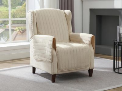 Protège fauteuil - 165 x 179 cm - Beige - CORINTHE