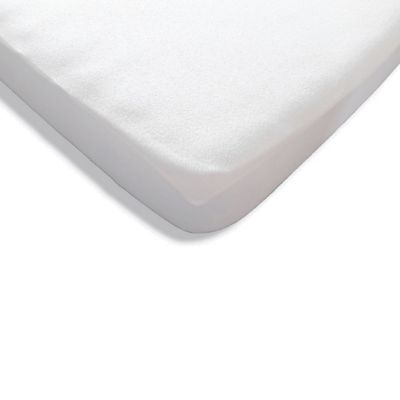 Protège-matelas anti-acariens et absorbant en coton bonnets 27 cm 140x200cm