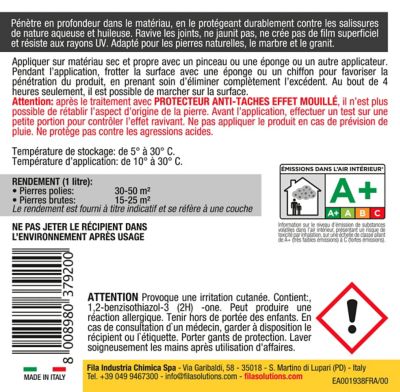 Protecteur anti-taches effet mouillé Fila 1L