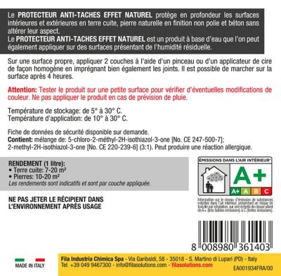 Protecteur anti-taches effet naturel Fila 1L