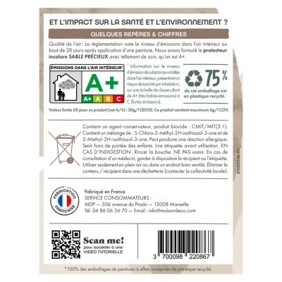 Protecteur Maison Déco Sable Précieux incolore 700ml
