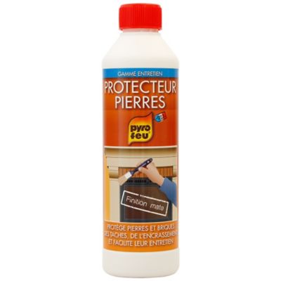 Protecteur pierre cheminée en flacon de 500 ml