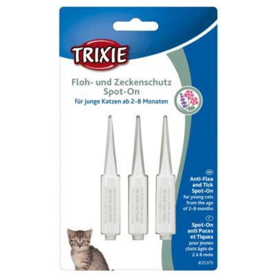 Protection anti-tiques et puces, Spot-On, pour chatons de 2 à 8 mois