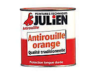 Protection antirouille métaux ferreux JULIEN Minium orange 0,5L