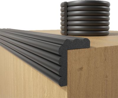 Protection d'angle de sécurité pour bébé, protection des bords des coins, convient aux meubles (noir, 2 m)