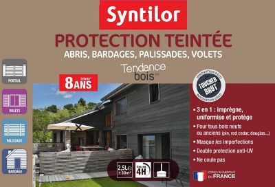 Protection extérieure teintée bois Syntilor Chêne brûlé 2,5L - 8 ans