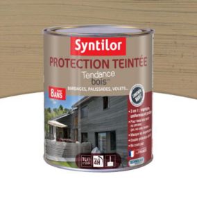 Protection extérieure teintée bois Syntilor Chêne brut 1L - 8 ans
