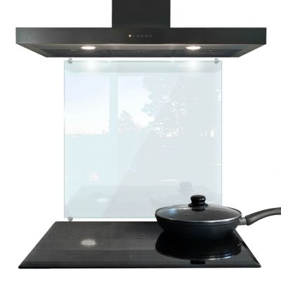 Protection murale de cuisine Tulup 60x60 cm panneau en verre transparent