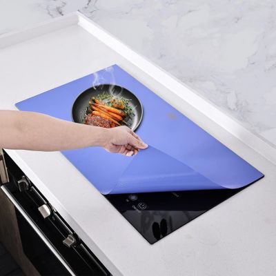Protection Plaque Induction 61 x 53 cm bleu