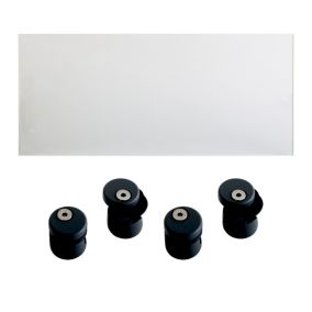 Protection pour balustrade FORTIA + 4 supports noir