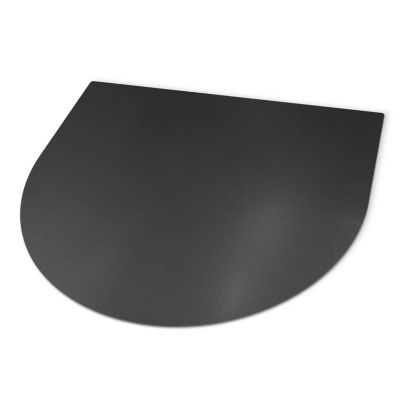 Protection Sol Cheminée Wallfluent 100x100 cm Demi ronde Générique pour Poêles cheminée