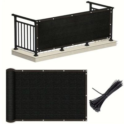 Protection Solaire Balcon 1m x 2m, Filet Anti-UV Durable, Brise-vue Terrasse, Toile Polyvalente pour Jardin et Piscine