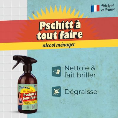 Pschitt à tout faire nettoyant multi-usages à l'alcool ménager The fabulous Starwax 1L