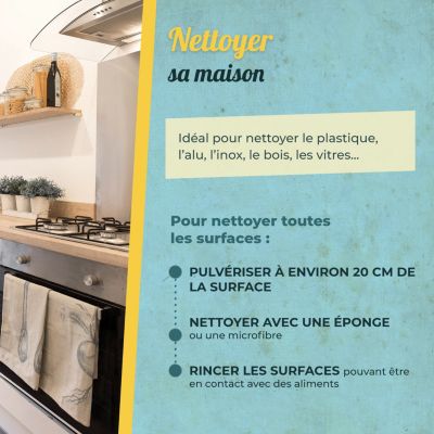 Pschitt à tout faire nettoyant multi-usages à l'alcool ménager The fabulous Starwax 1L