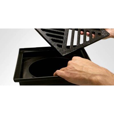 Puisard d'infiltration ACO Gully - Puits perdu pour jardin sans raccordement (Complet avec grille fonte) - ACO