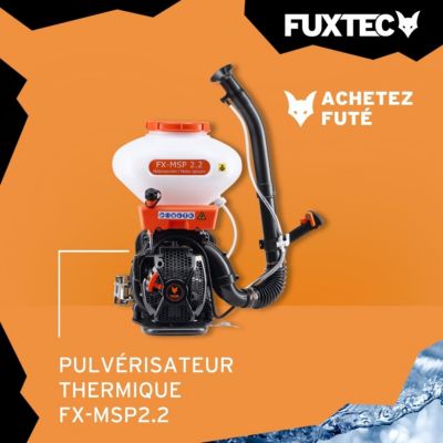 Pulvérisateur atomiseur thermique à dos - FUXTEC FX-MSP2.2 - 41,5cm3, 26 litres