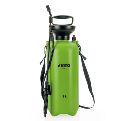 Pulvérisateur de Jardin 8L + Lance 60cm poignée tuyau 1.20m - Pulvérisateur à main Spray et Jet VITO