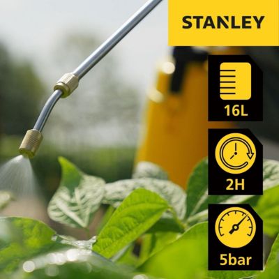 Pulvérisateur Electrique 16L, Batterie Lithium 14.4 V / 2.0 Ah - Pulvérisateur Jardin Végétaux + Lance Télescopique STANLEY