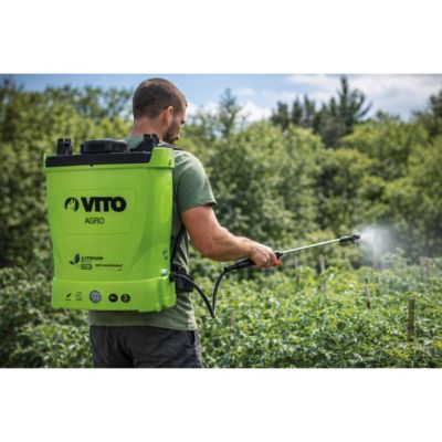 Pulvérisateur Electrique à Batterie Lithium 12V/8AH 16L 6 bars Chargeur Végétaux jardin toitures VITO