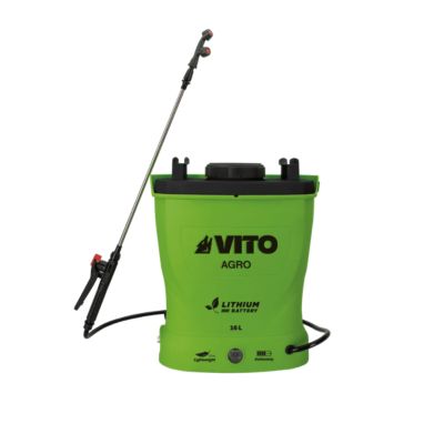 Pulvérisateur Electrique à Batterie Lithium 12V/8AH 16L 6 bars Chargeur Végétaux jardin toitures VITO