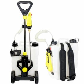 Pulvérisateur Electrique FISHTEC Reservoir 15 Litres A Dos et Sur Roue