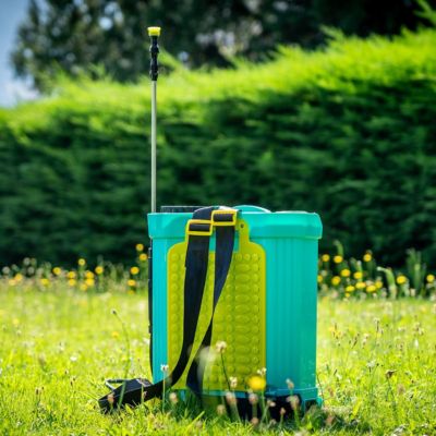 Pulvérisateur électrique 16L à batterie 8.0Ah + Lance INOX extensible + 3 Buses + Chargeur INTEC