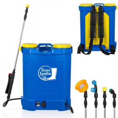 Pulvérisateur électrique à dos - Chargeur inclus - 16 L - 4,5 Bar - TERRE JARDIN