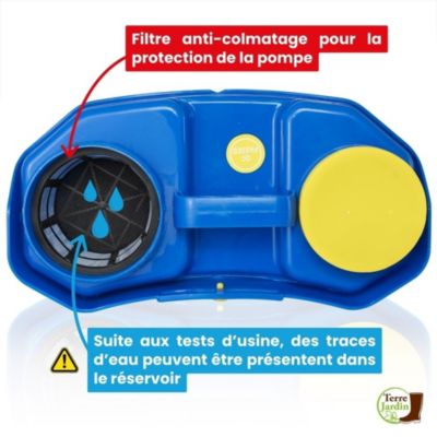 Pulvérisateur électrique à dos - Chargeur inclus - 16 L - 4,5 Bar - TERRE JARDIN