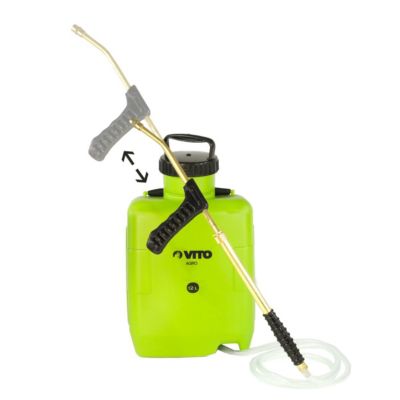 Pulvérisateur manuel 12L lance en laiton pour produits agressifs et corrosifs jardin toitures VITO