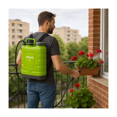 Pulvérisateur manuel 16 Litres Pompe manuelle haute pression 5.5 bar Jardin, toiture, potager 3 Buses réglables ITOOLS