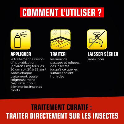 Pulvérisateur anti punaises de lit 1L