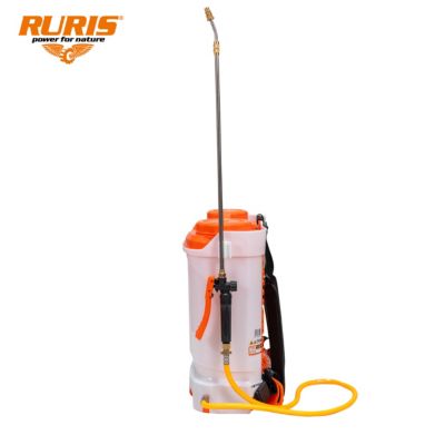 Pulverisateur electrique RURIS RSE 1400S, reservoir 14 L, batterie 12V 8 Ah, lance telescopique metal, pression 6 bars, verger et