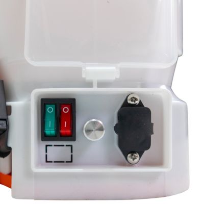 Pulverisateur electrique RURIS RSE 1400S, reservoir 14 L, batterie 12V 8 Ah, lance telescopique metal, pression 6 bars, verger et