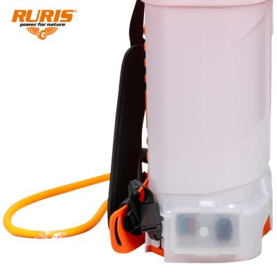 Pulverisateur electrique RURIS RSE 1400S, reservoir 14 L, batterie 12V 8 Ah, lance telescopique metal, pression 6 bars, verger et