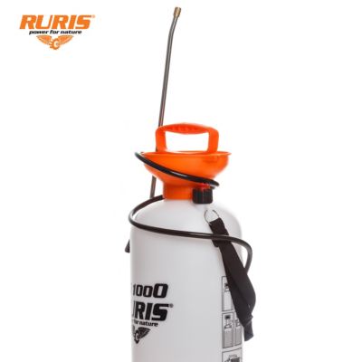 Pulverisateur manuel RURIS RS 1000S, reservoir pratique, pression prealable, lance reglable, poignee ergonomique, traitements