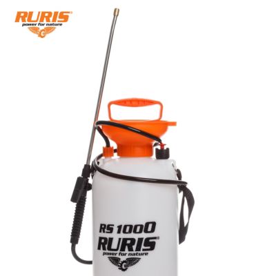 Pulverisateur manuel RURIS RS 1000S, reservoir pratique, pression prealable, lance reglable, poignee ergonomique, traitements