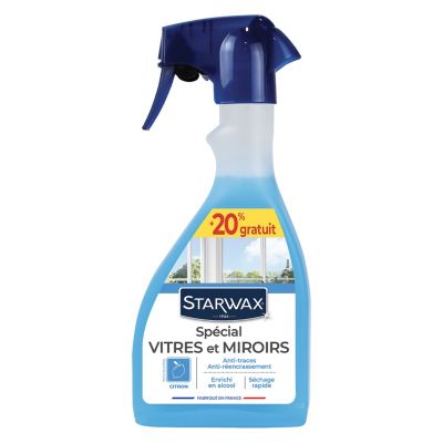 Pulvérisateur vitres Starwax 500ml +20% gratuit